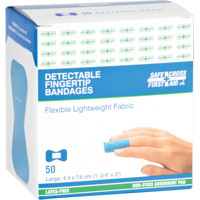 Bandages, Bout de doigt, 3", Tissu d&eacute;tectable, St&eacute;rile EastCoast Offshore Supplies