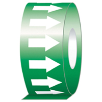 &eacute;tiquette de tuyauterie, 108', Blanc/vert EastCoast Offshore Supplies