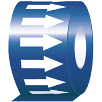 &eacute;tiquette de tuyauterie, 108', Blanc/bleu EastCoast Offshore Supplies