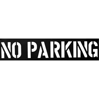 Parking Lot Stencils, English, 12" EastCoast Offshore Supplies