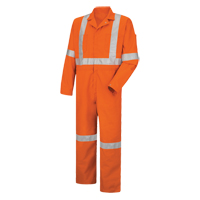 Hi-Visibility Coveralls , Men's, Orange, Size 38 EastCoast Offshore Supplies