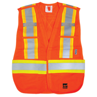 Veste d&eacute;tachable Open Road, Orange haute visibilit&eacute;, Polyester EastCoast Offshore Supplies