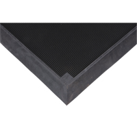 Tapis pour l'assainissement des chaussures, Caoutchouc, 2-2/3' la x 3-1/4' lo x 2-1/2" &eacute;pais, Noir EastCoast Offshore Supplies