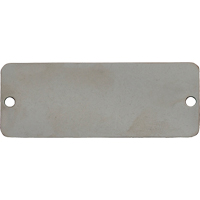 Blank Tags, Stainless Steel, 2" W x 1" H EastCoast Offshore Supplies