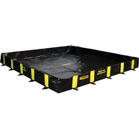 Rigid-Lock QuickBerm&reg;, 475 US gal. Capacity, 8' W x 8' L x 12" H, Stake Wall EastCoast Offshore Supplies