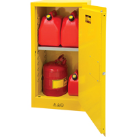 Flammable Storage Cabinet, 16 gal., 1 Door, 23" W x 44" H x 18" D EastCoast Offshore Supplies