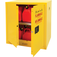 Armoire pour produits inflammables, 22 gal., 2 Porte(s), 35" La x 35" h x 22" p EastCoast Offshore Supplies
