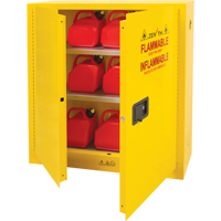 Armoire pour produits inflammables, 24 gal., 2 Porte(s), 43" La x 44" h x 12" p EastCoast Offshore Supplies