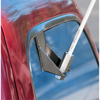 Safety Whip&reg; Light-Duty Whips, Window Mount, 5' High, Orange EastCoast Offshore Supplies