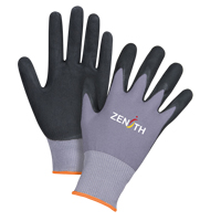 ZX-1 Premium Touchscreen Compatible Gloves, 7/Small, Nitrile/Foam Nitrile Coating, 15 Gauge, Nylon Shell EastCoast Offshore Supplies