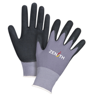Gants ZX-1 de premi&egrave;re qualit&eacute; compatibles avec les &eacute;crans tactiles, 8/Moyen, R&ecirc;vetement Nitrile/Mousse de nitrile, Calibre 15, Enveloppe en Nylon EastCoast Offshore Supplies