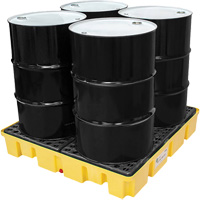 Palette de d&eacute;versements Poly-Slim-Line sans drain, Capacit&eacute; de d&eacute;versement 66 gal. US, 49" x 49" x 8,75" EastCoast Offshore Supplies