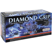 Diamond Grip Examination Gloves, 2X-Large, Latex, 8-mil, Powder-Free, Yellow, Class 2 EastCoast Offshore Supplies