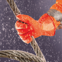 Polar Grip&reg; 23-700 Gloves, 9/Large, PVC Coating, Nylon Shell EastCoast Offshore Supplies