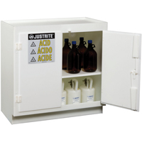 Solid Polyethylene Acid Cabinets, 6 x 0.66043 Gal., 36" x 35.75" x 21.75" EastCoast Offshore Supplies