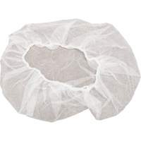 Non-Woven Bouffant Caps, Polypropylene, 18", White EastCoast Offshore Supplies