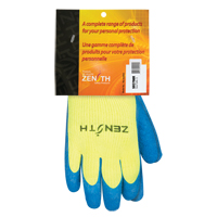 Gants haute visibilit&eacute; doubl&eacute;s d'acrylique de caoutchouc naturel, 8, R&ecirc;vetement Latex de caoutchouc, Calibre 7, Enveloppe en Acrylique EastCoast Offshore Supplies