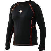 Long Sleeve Thermal Shirts, Men's, Medium, Black EastCoast Offshore Supplies