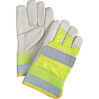 Yellow High-Visibility Superior Warmth Fitters Gloves, Large, Grain Cowhide Palm, Thinsulate Inner Lining EastCoast Offshore Supplies