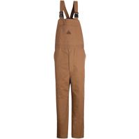 Flame-Resistant Duck Lined Bib Overalls, Medium, Brown EastCoast Offshore Supplies