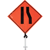 Narrow Road Pole Sign, 24" x 24", Vinyl, Pictogram EastCoast Offshore Supplies