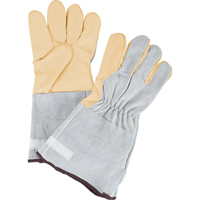 Gants de travail &agrave; ajustement d'usage standard, Grand, Paume en Cuir fleur de vache EastCoast Offshore Supplies