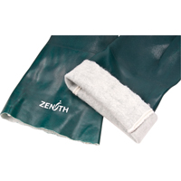 Gants verts &agrave; double enduit, 14" lo, PVC, Doublure en Jersey de coton, 70 mils EastCoast Offshore Supplies
