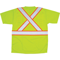 CSA Compliant T-Shirt, Polyester, Large, High Visibility Lime-Yellow EastCoast Offshore Supplies