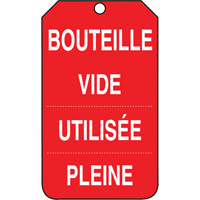 &eacute;tiquettes de s&eacute;curit&eacute; d'inspection et de contr&ocirc;le de l'&eacute;tat de l'&eacute;quipement, Papier cartonn&eacute;, 3-3/8" la x 5-7/8" h, Français EastCoast Offshore Supplies