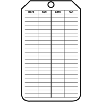 &eacute;tiquettes de s&eacute;curit&eacute; d'inspection et de contr&ocirc;le de l'&eacute;tat de l'&eacute;quipement, Papier cartonn&eacute;, 3-1/8" la x 5-7/8" h, Français EastCoast Offshore Supplies
