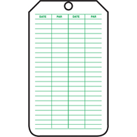 &eacute;tiquettes de s&eacute;curit&eacute; d'inspection et de contr&ocirc;le de l'&eacute;tat de l'&eacute;quipement, Papier cartonn&eacute;, 3-1/8" la x 5-7/8" h, Français EastCoast Offshore Supplies