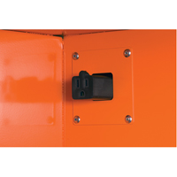 Armoires de rangement pour pr&eacute;paration aux situations d'urgence, Acier, 4 Tablettes, 65" h x 43" la x 18" P, Orange EastCoast Offshore Supplies