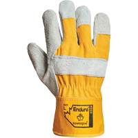 Gants d'ajusteur Endura, Grand, Paume en Cuir refendu, Doublure en Coton EastCoast Offshore Supplies