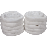Remblais tubulaire absorbant, Huile seulement, Absorption 45 gal., 3" la x 10' lo, Pqt de 10 EastCoast Offshore Supplies