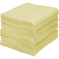 Premium Fine Fiber Sorbent Pads, Hazmat, 15" x 17", 30 gal. Absorbancy EastCoast Offshore Supplies
