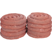 Remblais tubulaires absorbants, Mati&egrave;res dangereuses, Absorption 45 gal., 3" la x 10' lo, Pqt de 10 EastCoast Offshore Supplies