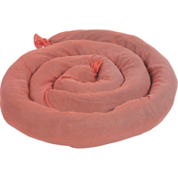 Remblais tubulaires absorbants, Mati&egrave;res dangereuses, Absorption 50 gal., 3" la x 8' lo, Pqt de 15 EastCoast Offshore Supplies