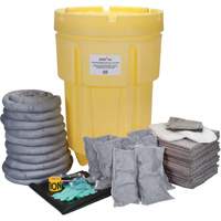 Trousse de lutte contre les d&eacute;versements pour &eacute;tabli, Universel, Baril, Absorbance de 95 gal. US EastCoast Offshore Supplies
