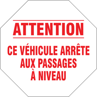 French Traffic Sign, Vinyl, 18" W x 18" H EastCoast Offshore Supplies