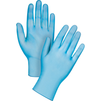 Gants jetables de calibre m&eacute;dical, Petit, Vinyle, 4,5 mils, Sans poudre, Bleu, Classe 2 EastCoast Offshore Supplies