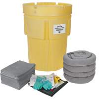 Trousse &eacute;conomique de lutte contre les d&eacute;versements, Universel, Baril, Absorbance de 95 gal. US EastCoast Offshore Supplies