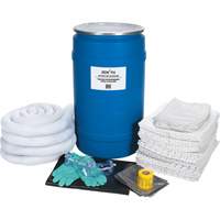 Trousse de lutte contre les d&eacute;versements de premi&egrave;re qualit&eacute;, Huile seulement, Baril, Absorbance de 30 gal. US EastCoast Offshore Supplies