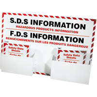 Safety Data Sheet Information Stations, English & French, Binders Included EastCoast Offshore Supplies