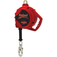 Cordage de s&eacute;curit&eacute; autor&eacute;tractable Rebel, 20', Acier galvanis&eacute;, Pivotant EastCoast Offshore Supplies