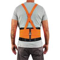 ProFlex 100HV Economy Spandex Hi-Vis Back Support Brace, Elastic, X-Small EastCoast Offshore Supplies