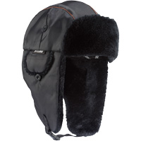 N-Ferno&reg; 6802 Classic Trapper Hat, Synthetic Fur Lining, Medium/Small, Black EastCoast Offshore Supplies