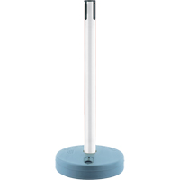 Outdoor TensaBarrier&reg; - Receiver Posts, 37" High, White EastCoast Offshore Supplies