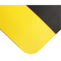 Double Duty Switchboard Mats No.720, Corrugated, 3' x 10' x 5/8", Black/Yellow, PVC EastCoast Offshore Supplies
