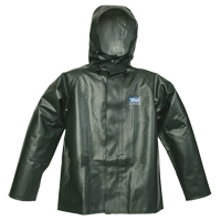 Journeyman Chemical Resistant Rain Jacket, Small, Green, Polyester/PVC EastCoast Offshore Supplies