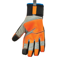 ProFlex&reg; 818WP Performance High-Visibility Thermal Waterproof Utility Gloves, Polyurethane Palm, Size Small EastCoast Offshore Supplies
